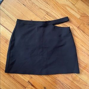 Black Zara Skirt with Cutout